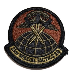 実物　STS　21st Special Tactics Squadron　米軍　特殊部隊　AFSOC　CCT　JTAC　PJ　タクティカル　ワッペン　OCP　CRYE　EAGLE