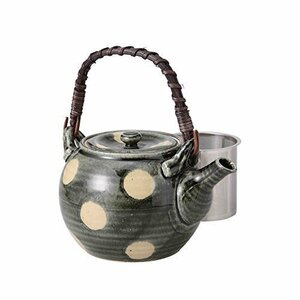 波佐見焼！ ☆緑釉水玉・土瓶☆ 73614 新品 湯呑 煎茶 茶器 ポット やかん 土瓶 ギフト