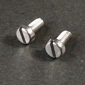 【新品未使用】ビンテージに！ マイナス頭のボトルケージ用ボルト (ステンレス製 径M5 x 10mm)・送料:普通郵便 全国一律 84円