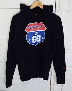 D491〇TMT(ティーエムティー)AMERICAN VINTAGE FRENCH TERRY HOODIE (SANTAFE66)パーカー TSW-F1802 ブラック Sサイズ タグ付