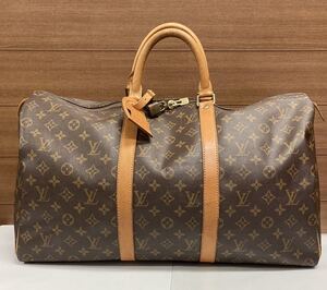 美品 ♪ ルイヴィトン ♪ ボストンバッグ モノグラム キーポル 50 正規品 ルイ・ヴィトン ボストン LOUIS VUITTON バッグ 旅行 カバン 