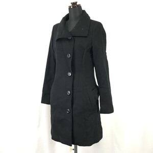 アプワイザーリッシェ☆アンゴラ混ウール/ロングコート【women’s size -1/S/黒/black】Coats/Jackets/Jumpers◇cBH279