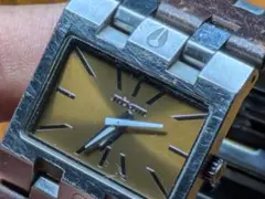 NIXON　ザ・チケット
電池切れシルバー黒革