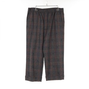 グッチ Symbols Check Wool Pants ブランドオフ GUCCI ウール パンツ ウール 中古 レディース