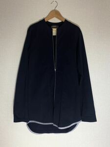 2000s yohji yamamo pour homme full zip shirts jacket ヨウジヤマモトスタンドカラー シャツジャケットmen