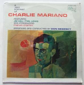 ◆ なんと当時の未開封シールド品 米オリジナル盤 ◆ A Jazz Portrait Of CHARLIE MARIANO ◆ Regina R-286 (mono) ◆