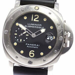 訳あり パネライ PANERAI PAM00025 ルミノール サブマーシブル スモールセコンド 自動巻き メンズ _745069