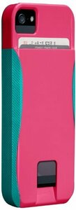 即決・送料無料)【ICカードが収納出来るケース】Case-Mate iPhone SE(第一世代,2016)/5s/5 POP! ID Case Lipstick Pink/Pool Blue