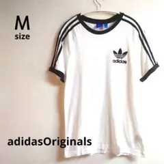 adidas　アディダスオリジナルス　半袖 リンガーTシャツ　トレフォイルロゴ