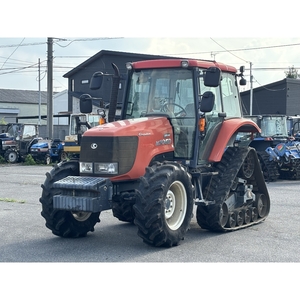 【動画有】茨城県 クボタ トラクター M105D 105馬力 1953h キャビン パワステ 自動水平 倍速 パワクロ エアコン 4WD 現状渡し 直Q8160647