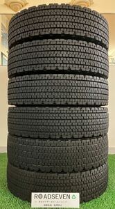 ★225/90R17.5 127/125L 6本 バリ溝 ブリヂストン BRIDGESTONE BLIZZAK W900 2019年製 スタッドレス 中古 ★送料無料/一部地域を除く 