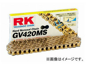 2輪 RK EXCEL ノンシールチェーン GV ゴールド GV420MS 74L ゴリラ モンキー モンキーLTD モンキーZ50 JN7J