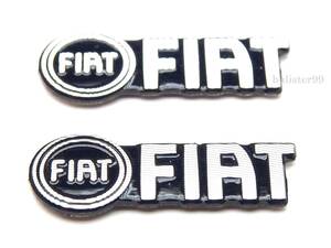 FIAT フィアット アルミ ロゴ ステッカー ／ ホイール エアロ マフラー 500 チンク パンダ レコルトモンツァ 500X レカロ 車高調 ハンドル