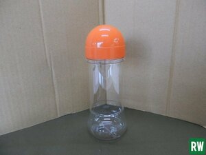 【260本セット】新品 ドレッシングボトル PET樹脂 ペットボトル 200ml シービープラス FB-200 φ60×高さ155mm オレンジ 容器 [2]