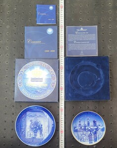 センテニアル プレート 1908-2008 ROYAL COPENHAGEN 飾り皿 陶磁器 絵皿 洋食器 ロイヤルコペンハーゲン 当時物 保管品