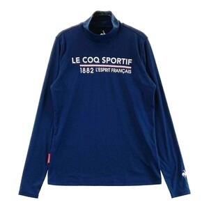 LECOQ GOLF ルコックゴルフ ハイネック 長袖Tシャツ ネイビー系 L [240101245901] ゴルフウェア レディース