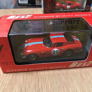 超人気マーキン1/43 フェラーリ 275 GTB /4 ベストモデル イタリア製 赤 激レア ミニカー 検 1/ プラモデル 京商 フジミ P4