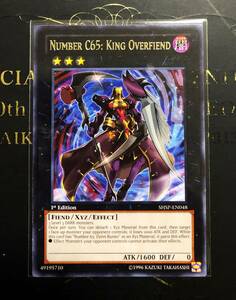 英語　CNo.65 裁断魔王ジャッジ・デビル　レア　1枚　　SHSP-EN048 Silver Rare　「 1st 」　個数：３