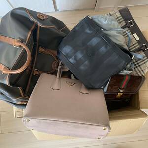 【豪華】ブランド ノーブランドバッグ まとめ セット PRADA プラダ GUCCI グッチ FENDI フェンディ coach コーチ レザー 金具 ハイブランド