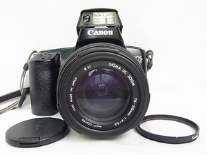 CanonキヤノンEOS 1000 S：QD-PレンズSIGMA uc　ZOOM70－210mm　１：4－5.6※附属品：ショルダ－ベルト：フイルタ－一枚：レンズキヤプ
