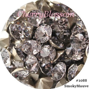 #1088*SS24*100粒*スモーキーモーヴ*スワロ*デコ*スワロフスキー*ＳＷＡＲＯＶＳＫＩ*クリスタライズ