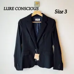 【LURE CONSCIOUS】「3」ウールジャケット スーツ きれいめ