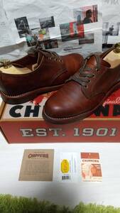 箱付 廃盤カラー 1901M78 4INCH SERVICE OXFORD オックスフォード US8 TAN RENEGADE USA製 CHIPPEWA サービスシューズ ポストマン チペワ