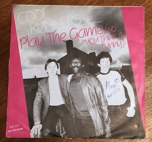 ダンクラ7inch・45★COOL RUNNERS / Play The Game (So You Think It Funny) / Hawaiian Dream★picture sleeve・オランダ盤・MCA★