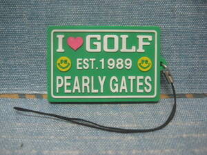 ☆PEARLY GATES パーリーゲイツ I GOLF アイラブゴルフ ラバーストラップ ☆