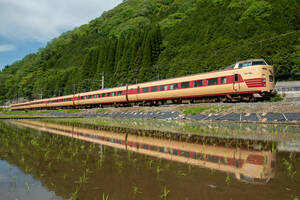 鉄道 デジ 写真 画像 381系 国鉄色 特急やくも 111