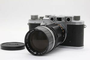 【返品保証】 Leotax Showa Optical Canon 135mm F3.5 ライカLマウント レンジファインダー カメラ v5586