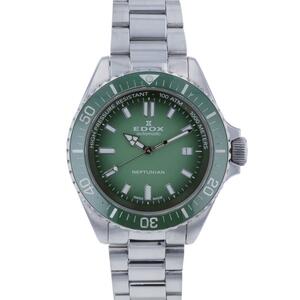 EDOX エドックス 時計 自動巻き/メンズ 80120 Green stainlessSteele ネプチュニアン オートマティック