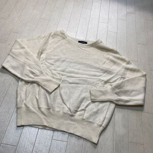 4044☆ UNITED ARROWS GREEN LABEL RELAXING トップス ニット セーター レディース ホワイト