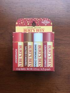 バーツビーズburt`s beesリップバームスティック 4個セット　D