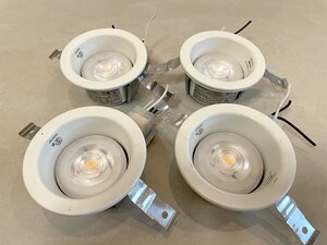 【大阪】Panasonic パナソニック LED照明器具 4個 ダウンライト/天井埋込型/LGD9100/2022年製/通電済/モデルルーム設置品【RN1012-5】