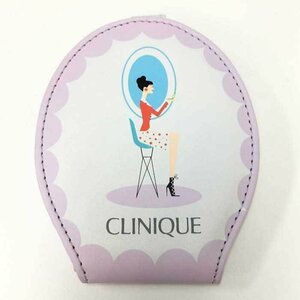 【新品同様】【美品】クリニーク CLINIQUE コンパクトミラー 鏡 パープル