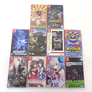 ★中古★Nintendo Switchソフト ポケモン/タクティクスオウガ リボーン/モンハン他 まとめ売り 計10本セット (スイッチソフト)★【GM646】