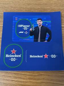  Heinekenハイネケン 0.0 マックス フェルスタッペン ステッカー 非売品