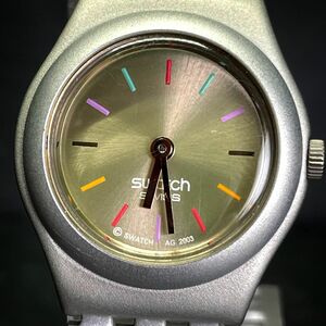 SWATCH スウォッチ IRONY アイロニー FILAMENTO MULTICOLORE YSS1006 腕時計 アナログ クオーツ ラウンド 新品電池交換済み 動作確認済み