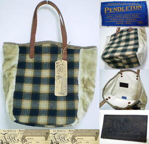 LA ROCCA+ROYAL GALLARY PROJECT■PENDLETON■リメイクトートバッグ■新品■G