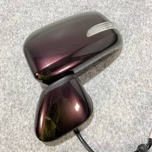 482CHL1】ムーブコンテ L575S 純正電動ドアミラー ウィンカー付 7ピン 左/LH/助手席側 R59/プラムブラウンクリスタルマイカ 87940-B2B50