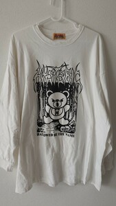 ヒステリックグラマー　HYSTERIC GLAMOUR　 ロンT 長袖Tシャツ　白　ホワイト　サイズFree　送料無料