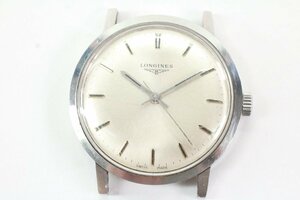 LONGINES ロンジン 手巻き メンズ 腕時計 シルバーカラー アンティーク 稼働品 フェイスのみ 9108-HA