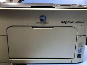 ◎ヤYS799★通電のみ　ジャンク　中古　カラーレーザープリンタ　コニカミノルタ　KONICAMINOLTA magicolor　1650EN ECM