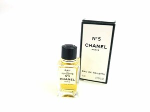 未使用　シャネル　CHANEL　No.5　オードトワレ　ボトル　4ml　ミニ香水　YMK-803