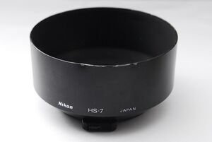 ☆NIKON HS-7 メタルレンズフード 58mm F1.2S ノクト AF 80mm F2.8 AF 105mm F2.8 マイクロ 用 ニコン (15)