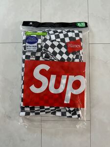 Supreme Hanes Checker Tagless Tee XL 1枚