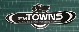 FM TOWNS FMタウンズ　ステッカー　1988年頃　美品 送料無料 未使用