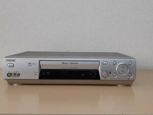 【管⑬】SONY/VIDEO CASSETTE RECORDER/SLV-NR300/VHS/2002年製/中古