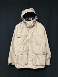 ◆VOLCOM ボルコム スノーボードウェア ジャケット ミリタリーデザイン　肩ロゴ　旧タグ　M